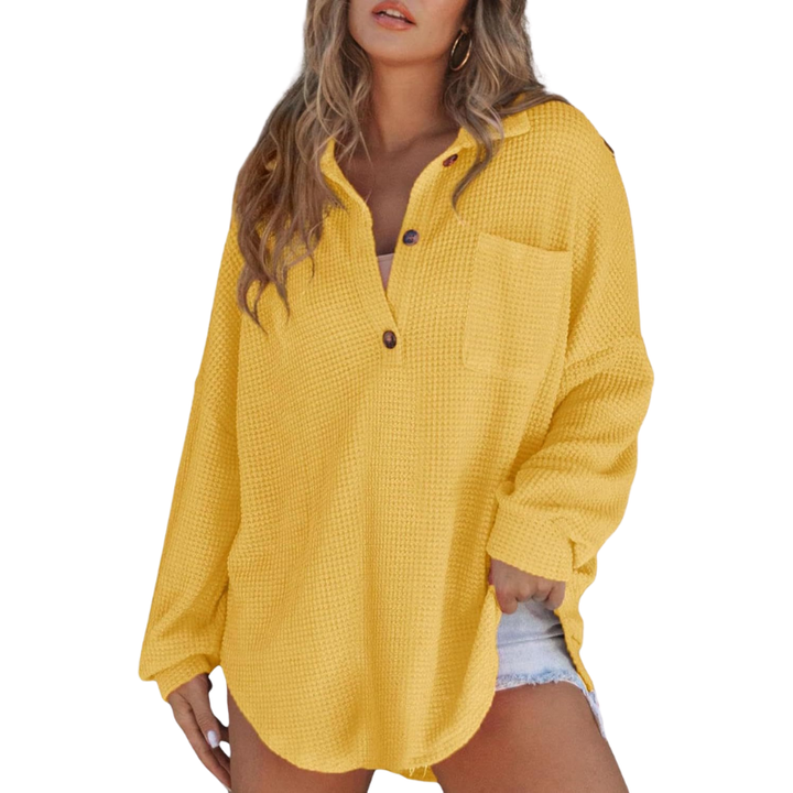 Pearl | Lightweight V-Neck Tunic Blouse