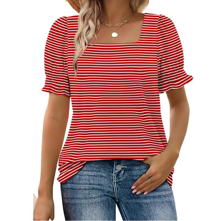 Adele | Ruffle-Sleeve Summer Top