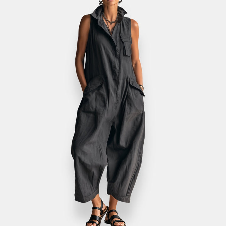 Garvalde | Sleeveless Oversized Jumpsuit