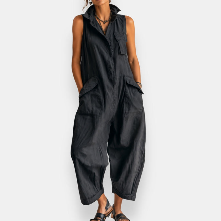 Garvalde | Sleeveless Oversized Jumpsuit