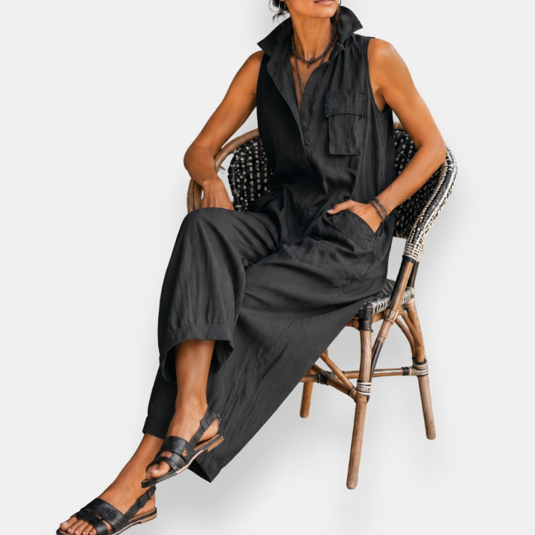 Garvalde | Sleeveless Oversized Jumpsuit