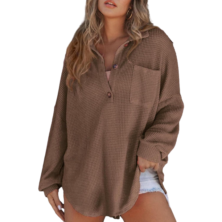 Pearl | Lightweight V-Neck Tunic Blouse