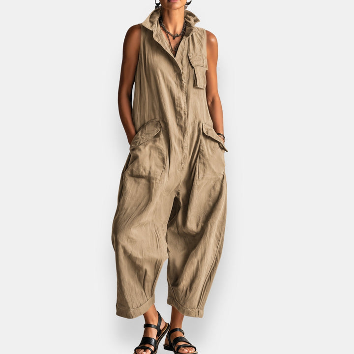 Garvalde | Sleeveless Oversized Jumpsuit