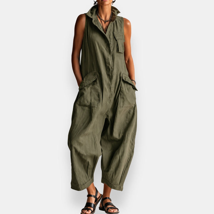 Garvalde | Sleeveless Oversized Jumpsuit