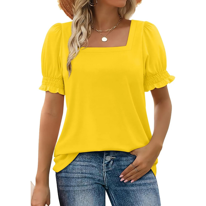 Adele | Ruffle-Sleeve Summer Top