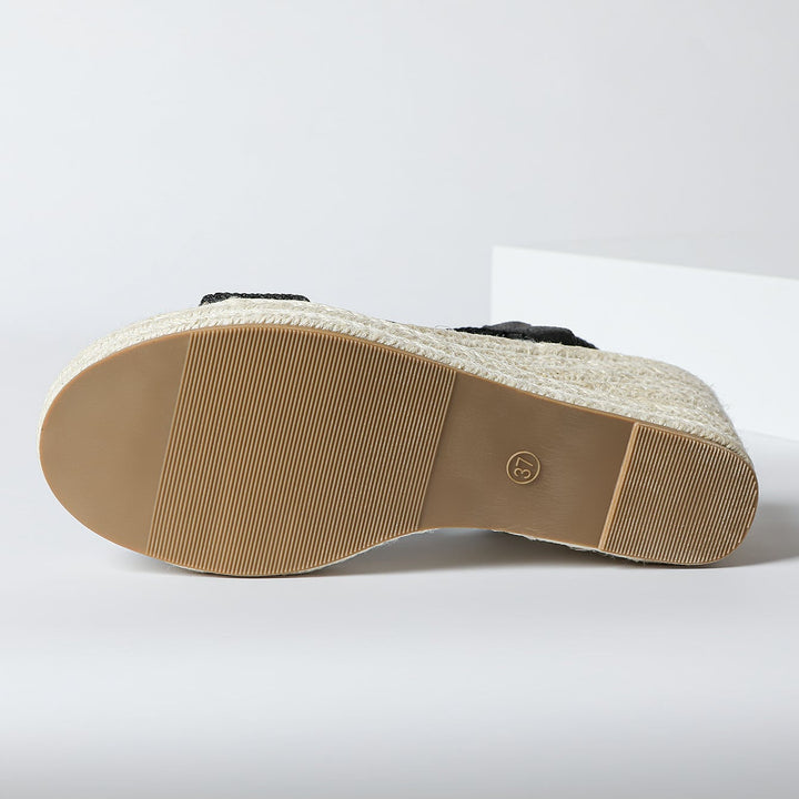 Aroa | Woven Wedge Sandals