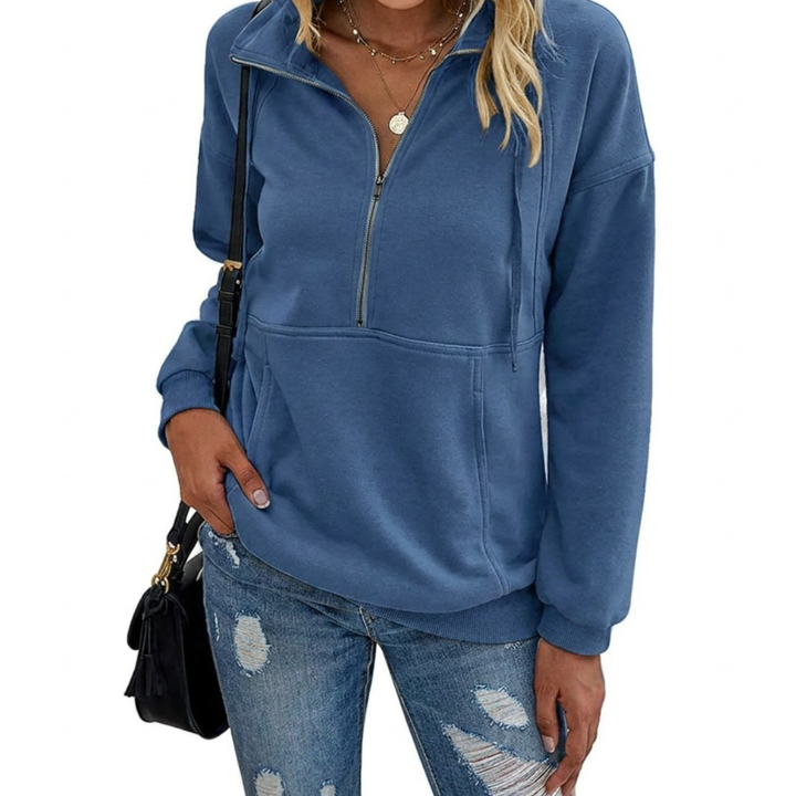 Hazel | Half-Zip Fleece Sweatshirt