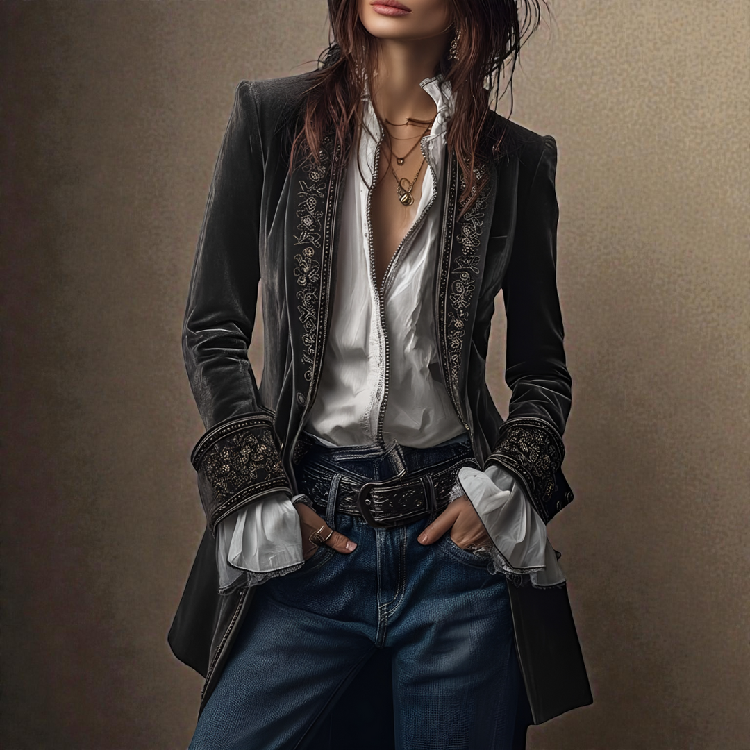 Romy | Luxurious Velvet Jacket
