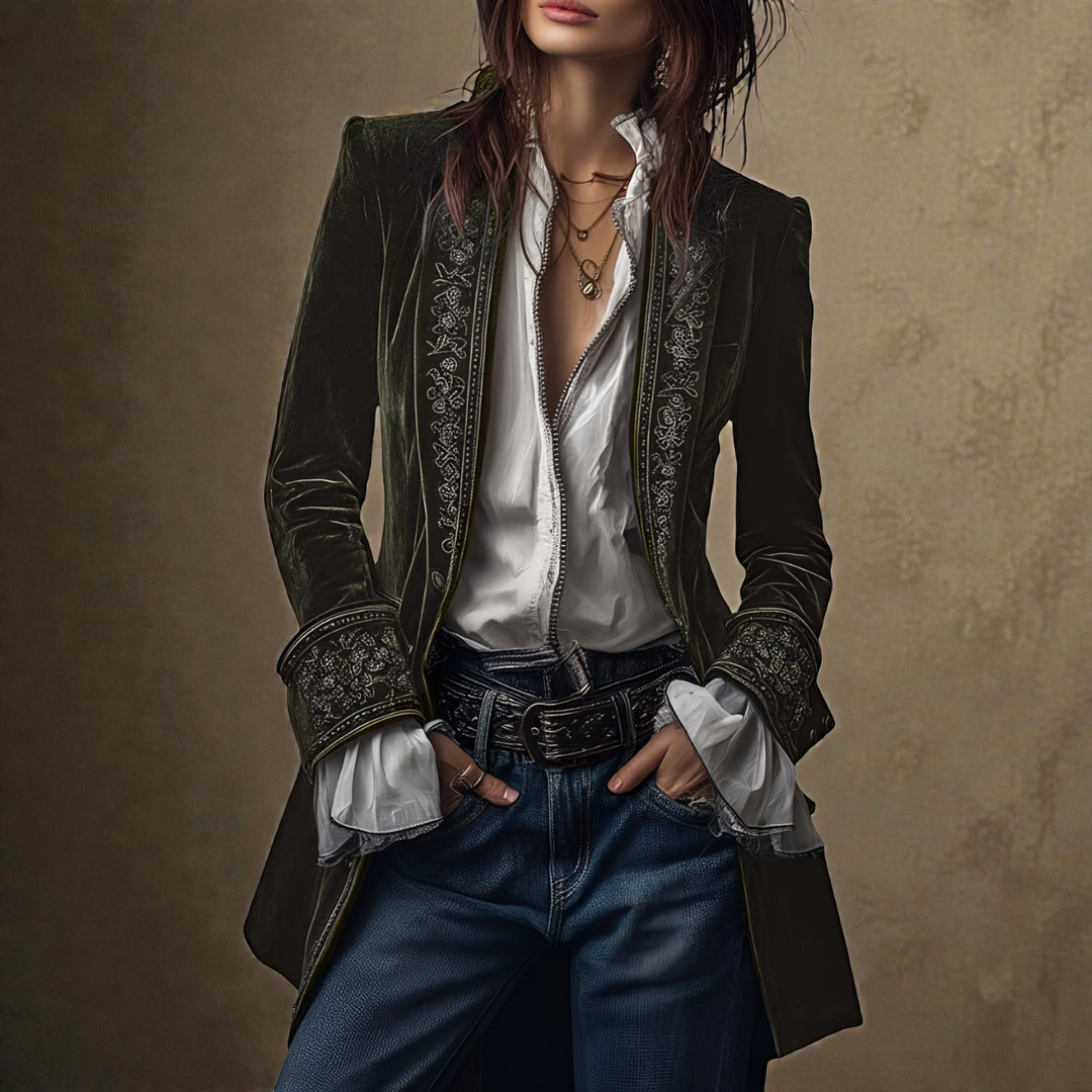 Romy | Luxurious Velvet Jacket