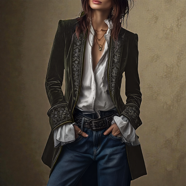 Romy | Luxurious Velvet Jacket