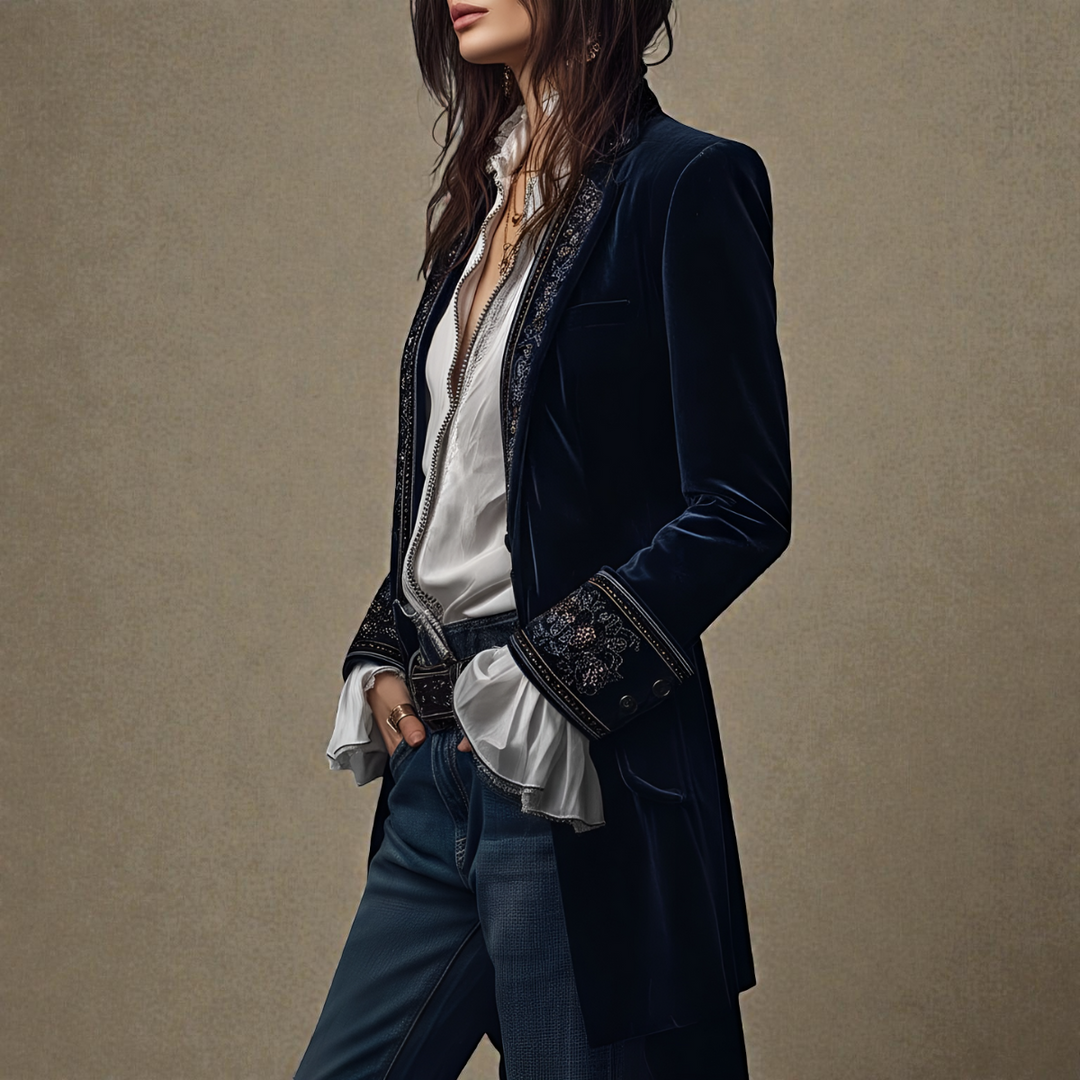 Romy | Luxurious Velvet Jacket