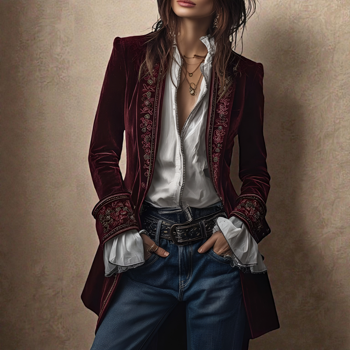Romy | Luxurious Velvet Jacket