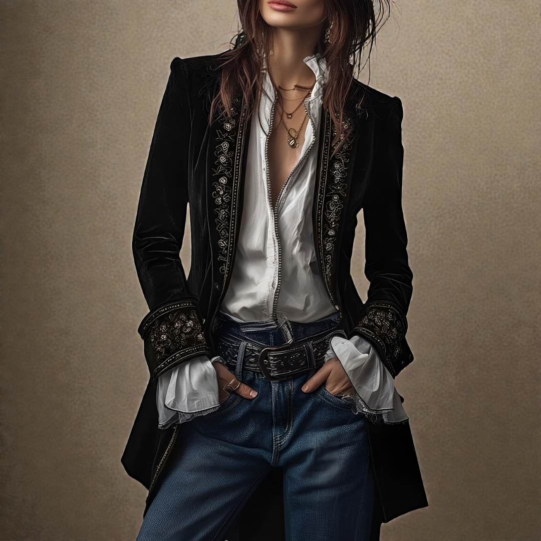 Romy | Luxurious Velvet Jacket