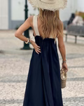 Francesca | Elegant Crossover Evening Dress