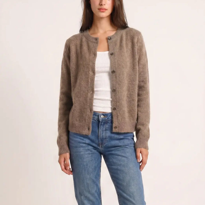 Theodora | Soft Button Cardigan