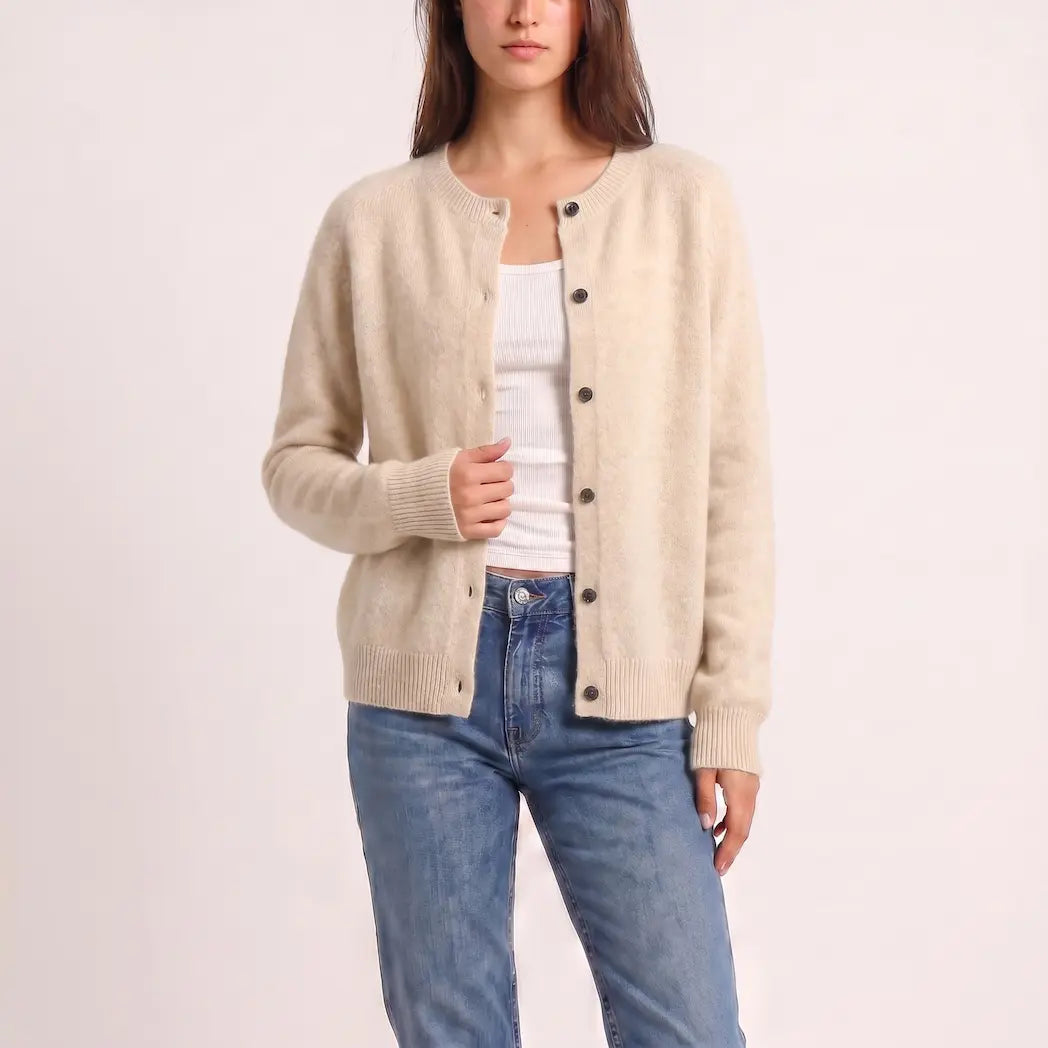 Theodora | Soft Button Cardigan