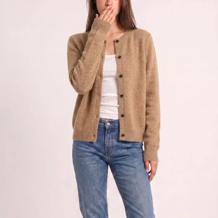 Theodora | Soft Button Cardigan