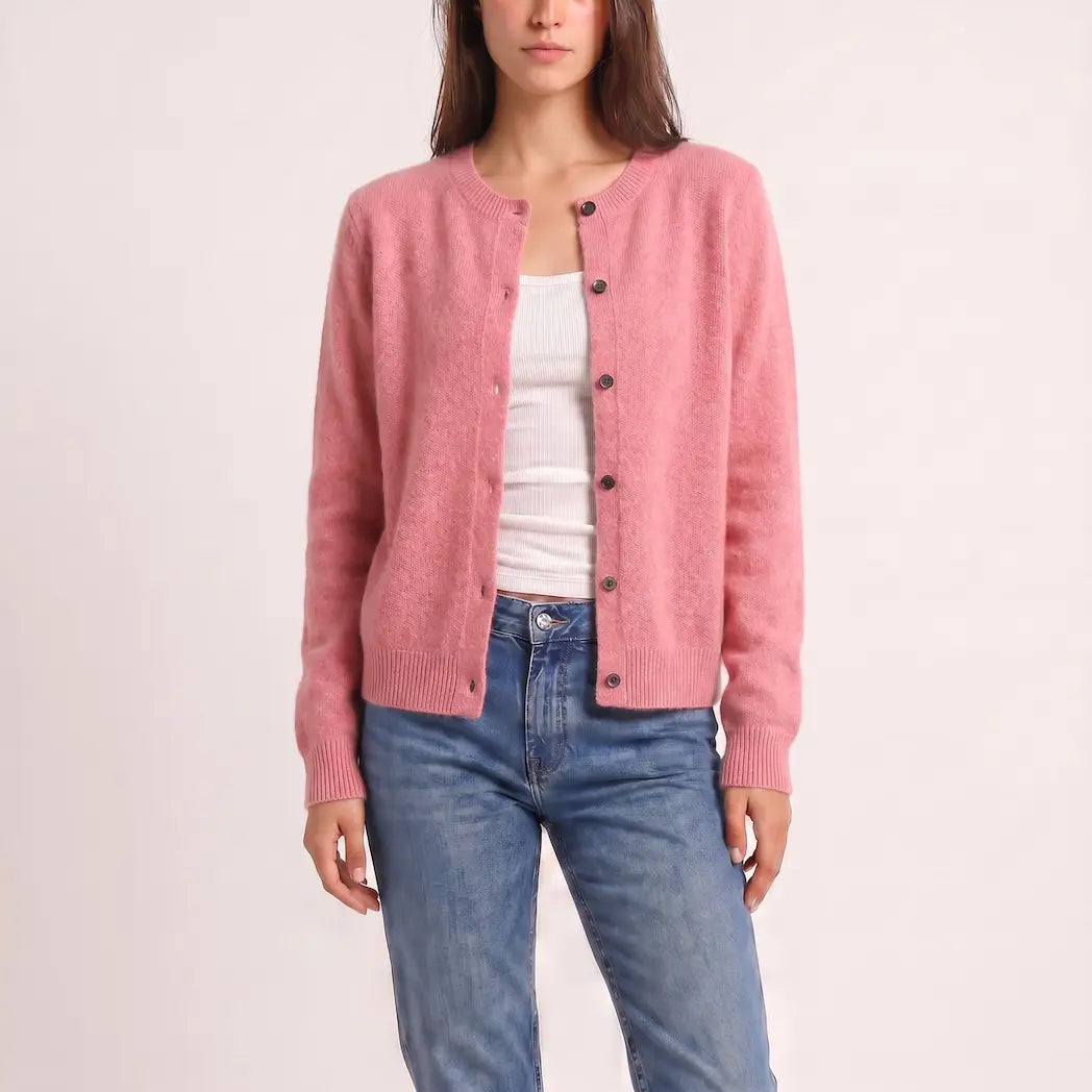 Theodora | Soft Button Cardigan