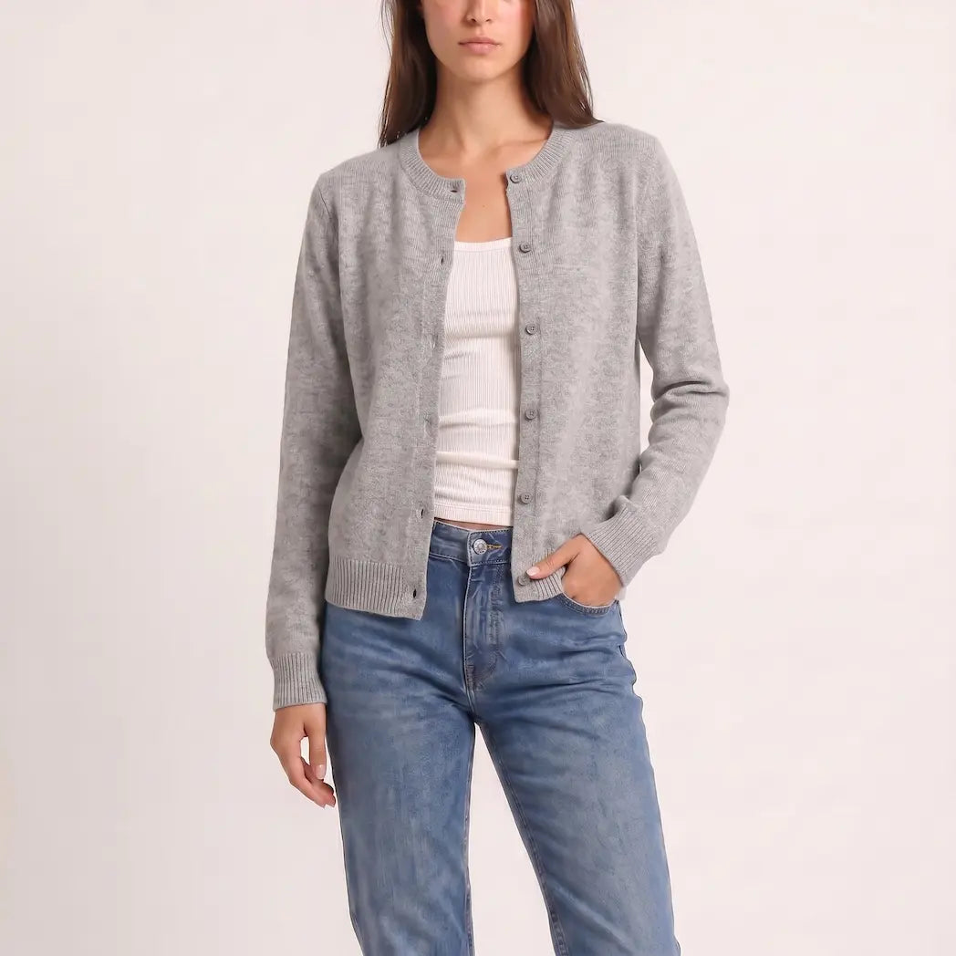 Theodora | Soft Button Cardigan