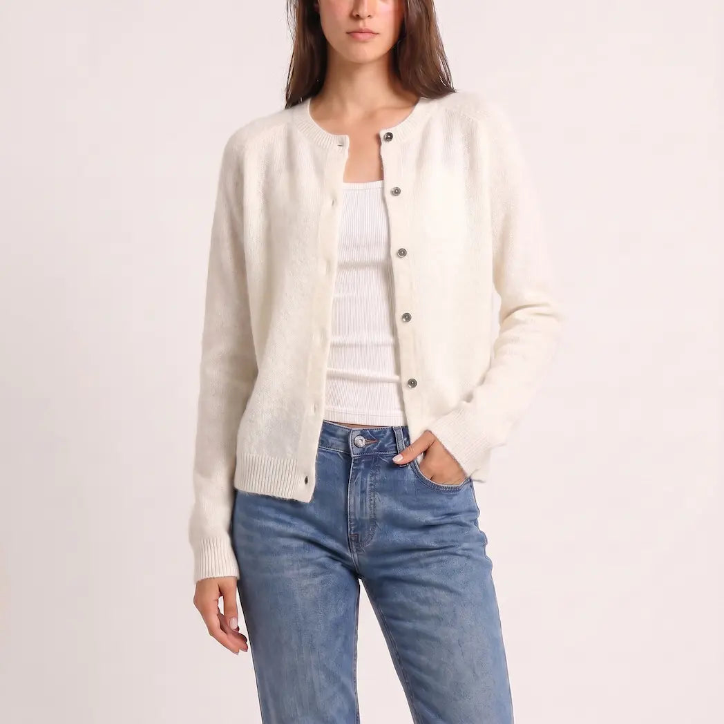 Theodora | Soft Button Cardigan