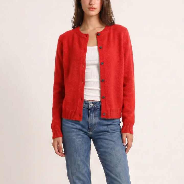 Theodora | Soft Button Cardigan