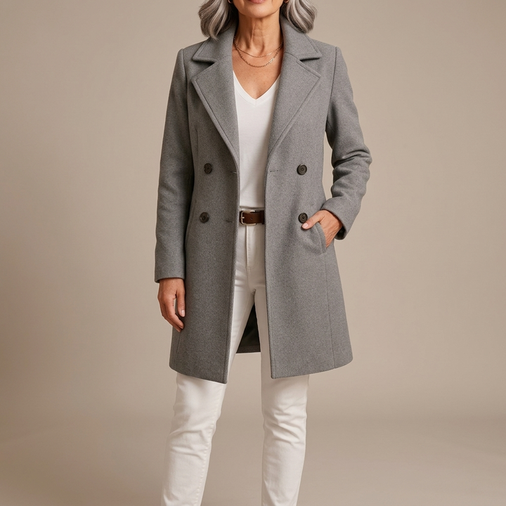 Cecilia | Elegant Long Winter Coat