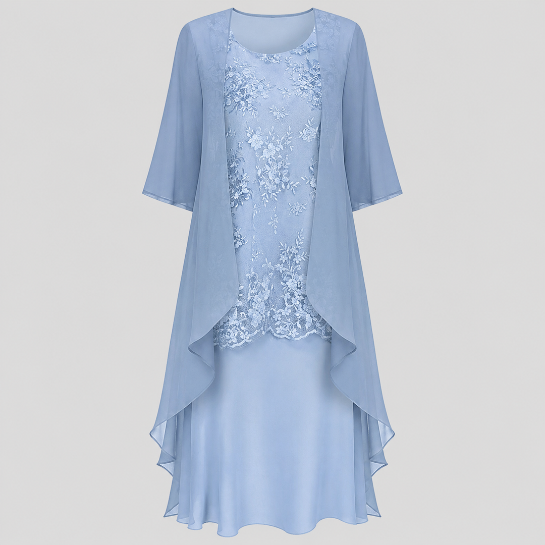 Sylvie | Chiffon Two-Piece Dress