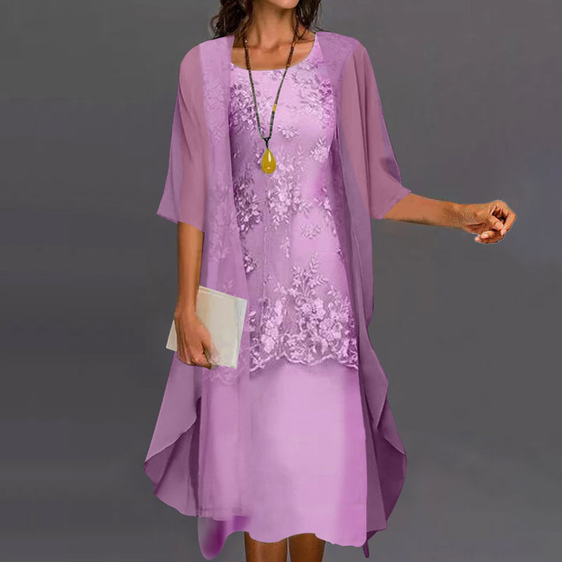 Sylvie | Chiffon Two-Piece Dress