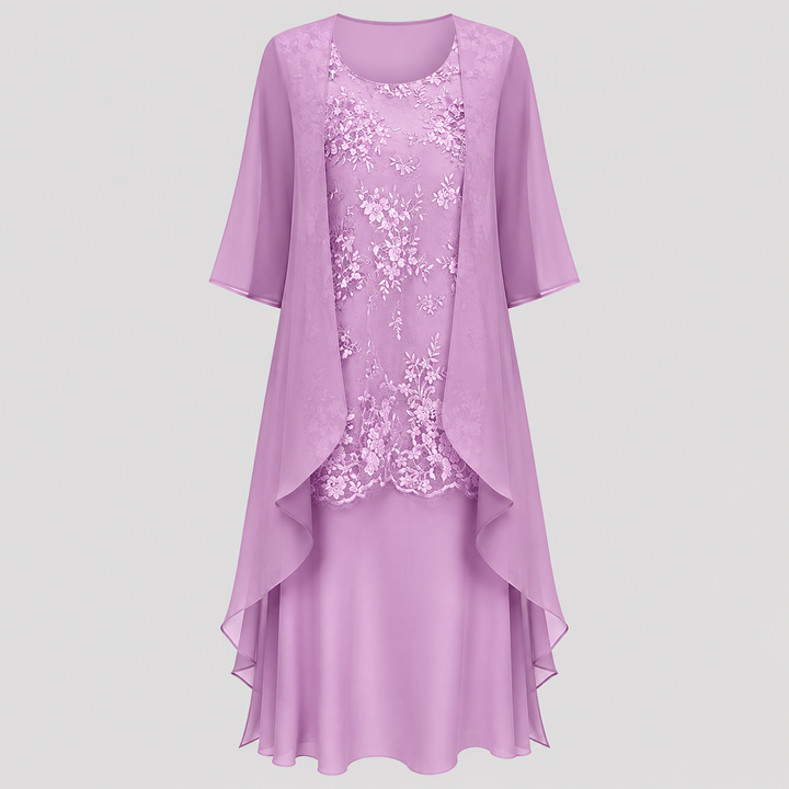 Sylvie | Chiffon Two-Piece Dress