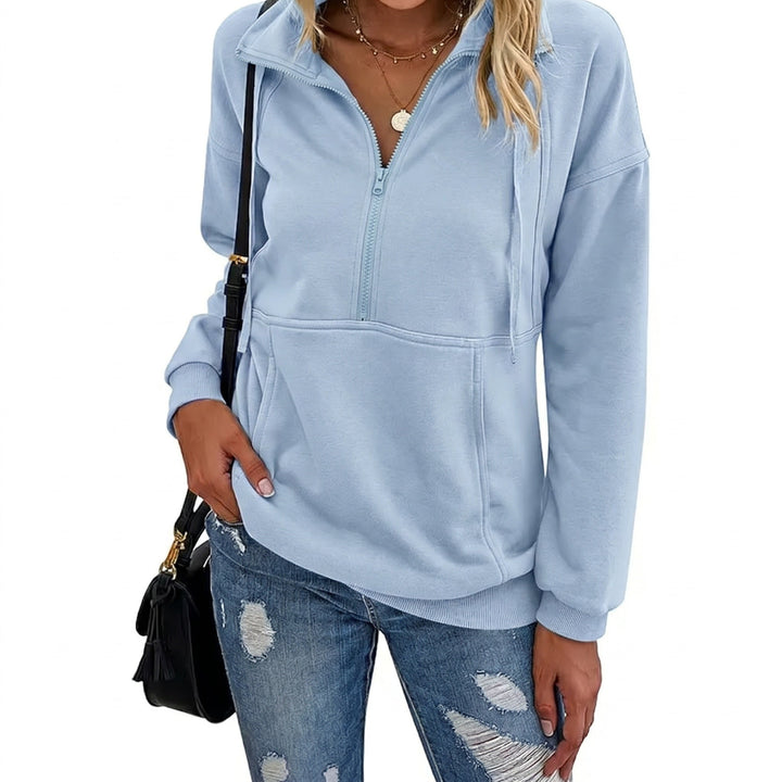 Hazel | Half-Zip Fleece Sweatshirt