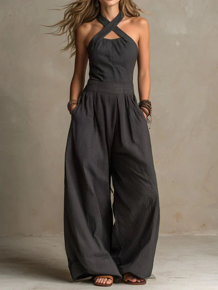 Camille | Wrap Wide-Leg Jumpsuit