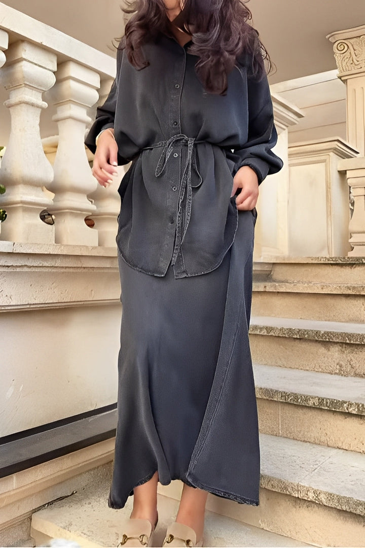 Noelle™ | Long-Sleeved Tie-Drawstring